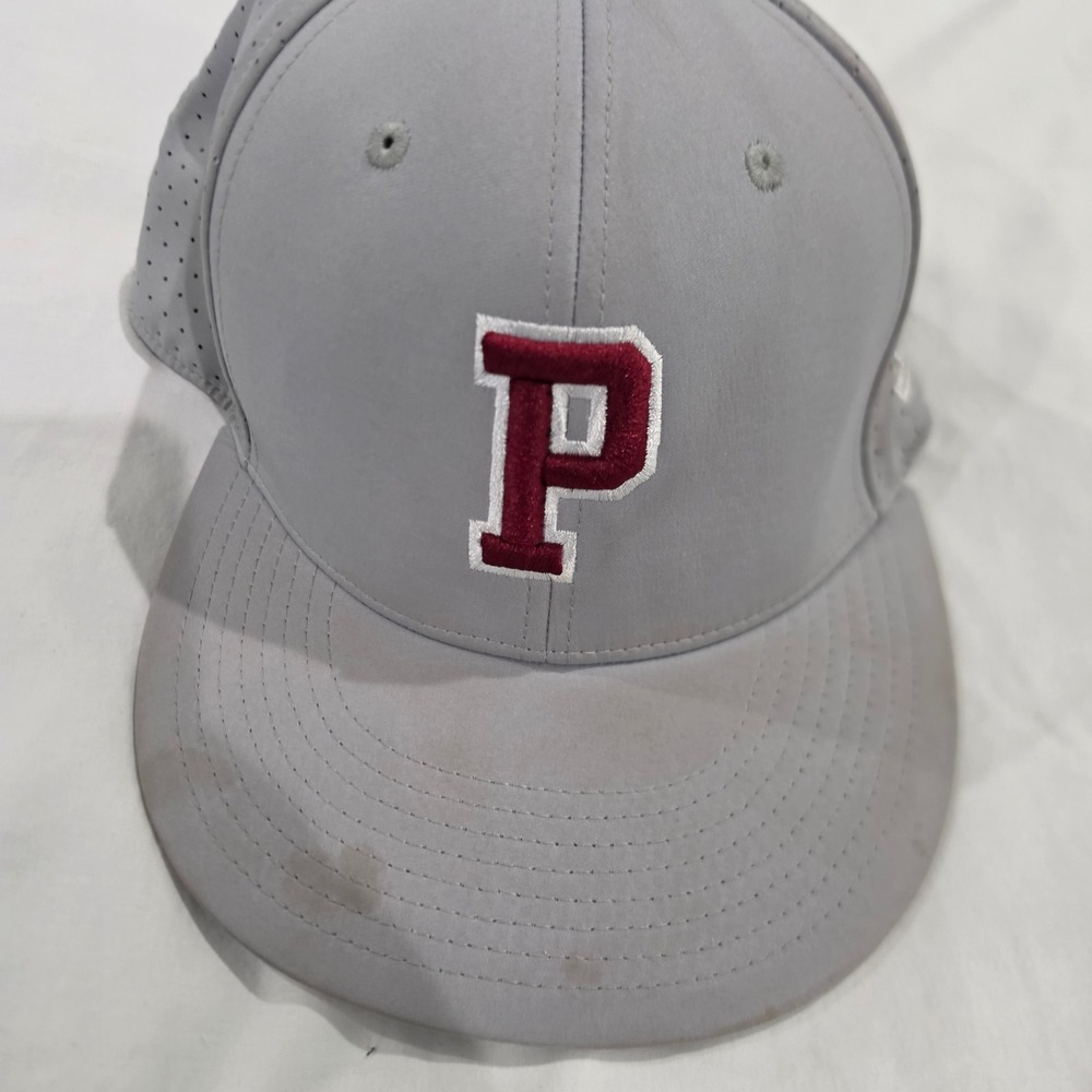 The Game UPenn Quakers Hat Mens Grey Fair Perforated Collegiate Baseball Cap